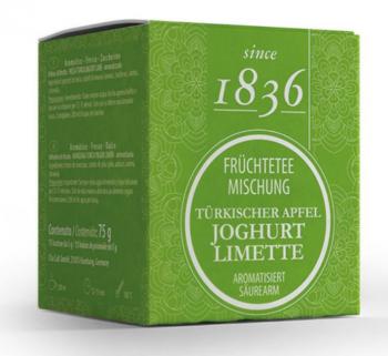 Früchtetee Türkischer Apfel - Joghurt-Limette | 1836 Tea